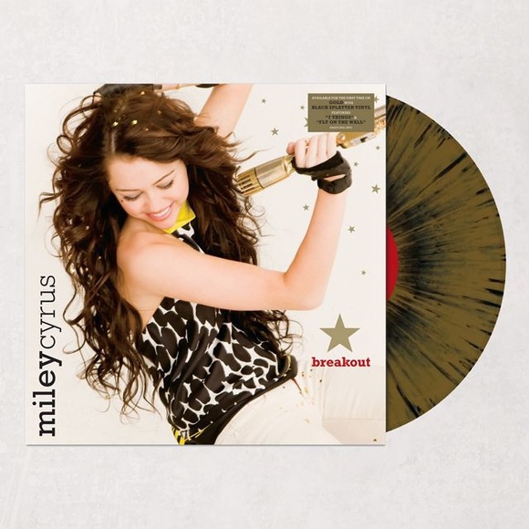 NEW Miley Cyrus Breakout Gold Vinyl - Picture 1 of 7